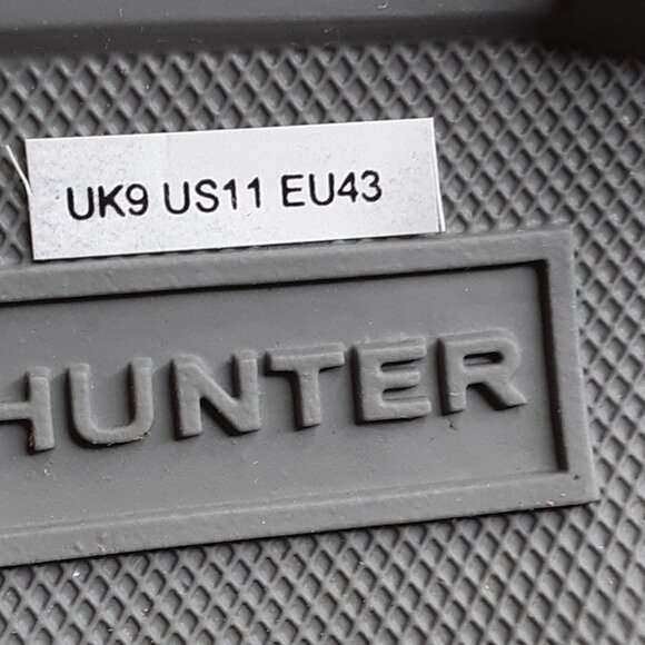 Hunter Commando Glitter Rubber Lug-Sole Snow Boots size 11M Silver/Tundra Gray - Picture 7 of 11